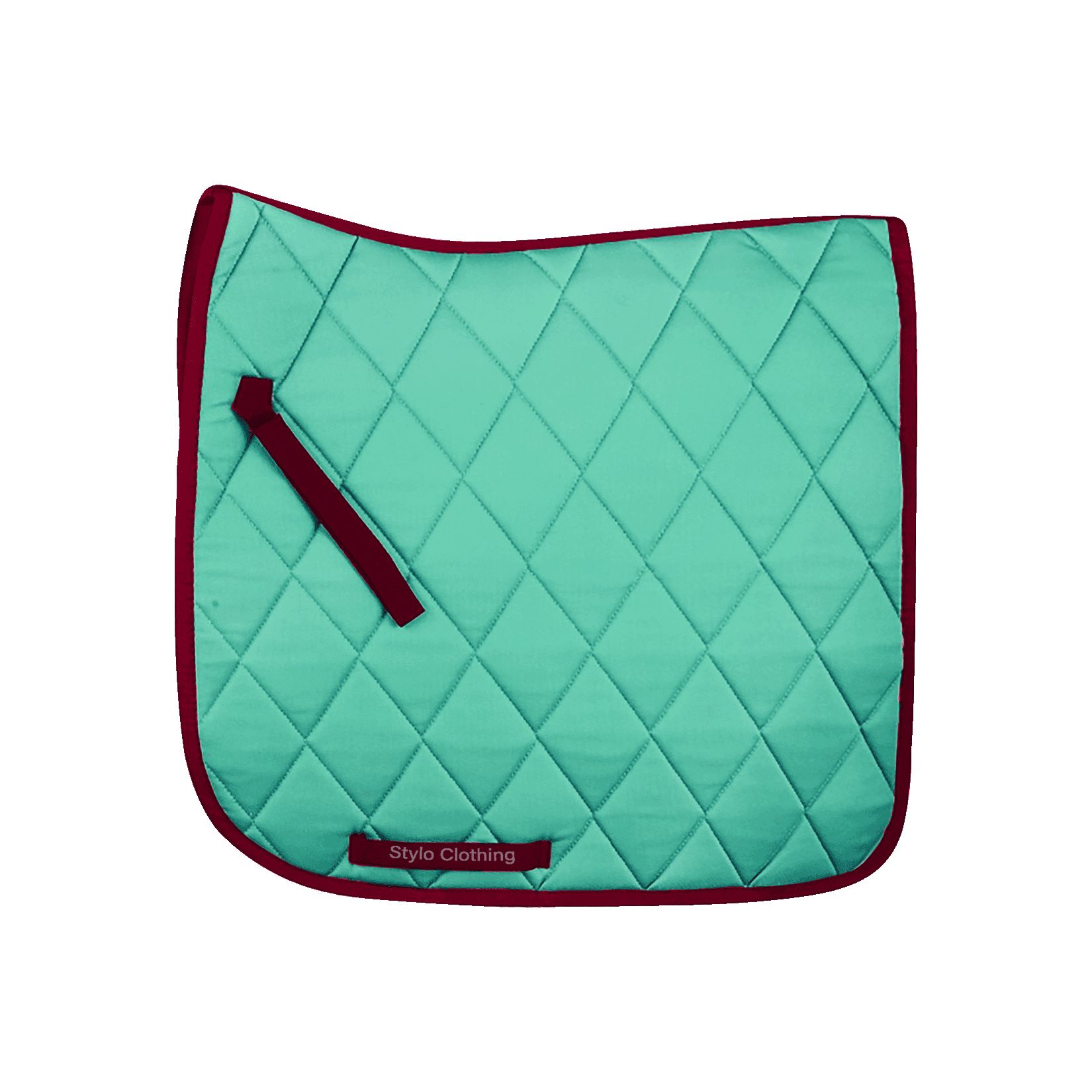 "Top-grade dressage best quality saddle pads featuring cotton and diamond quilt pattern, ideal for horse clothes - Stylo Clothing"