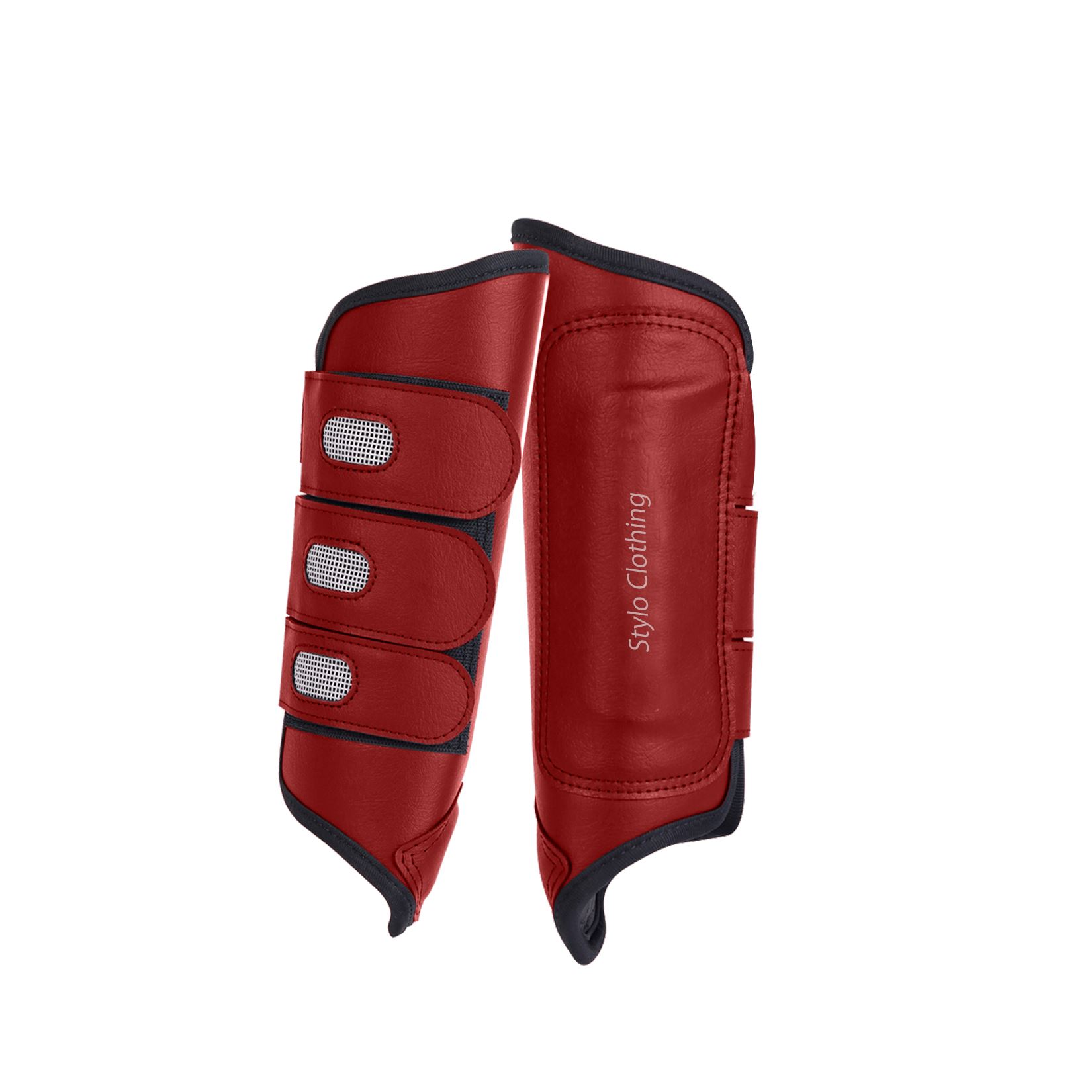 Best Selling Exclusive Lightweight Horse Brushing Boots By Stylo Clothing - custom-horse-protective-boots-wholesale-riding-equipment Stylish equestrian brushing boots for exercise, designed for leg protection, offered wholesale by Stylo Clothing.