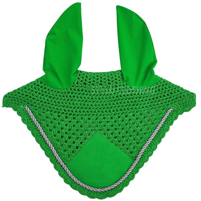 Green lightweight ear bonnet designed for comfort