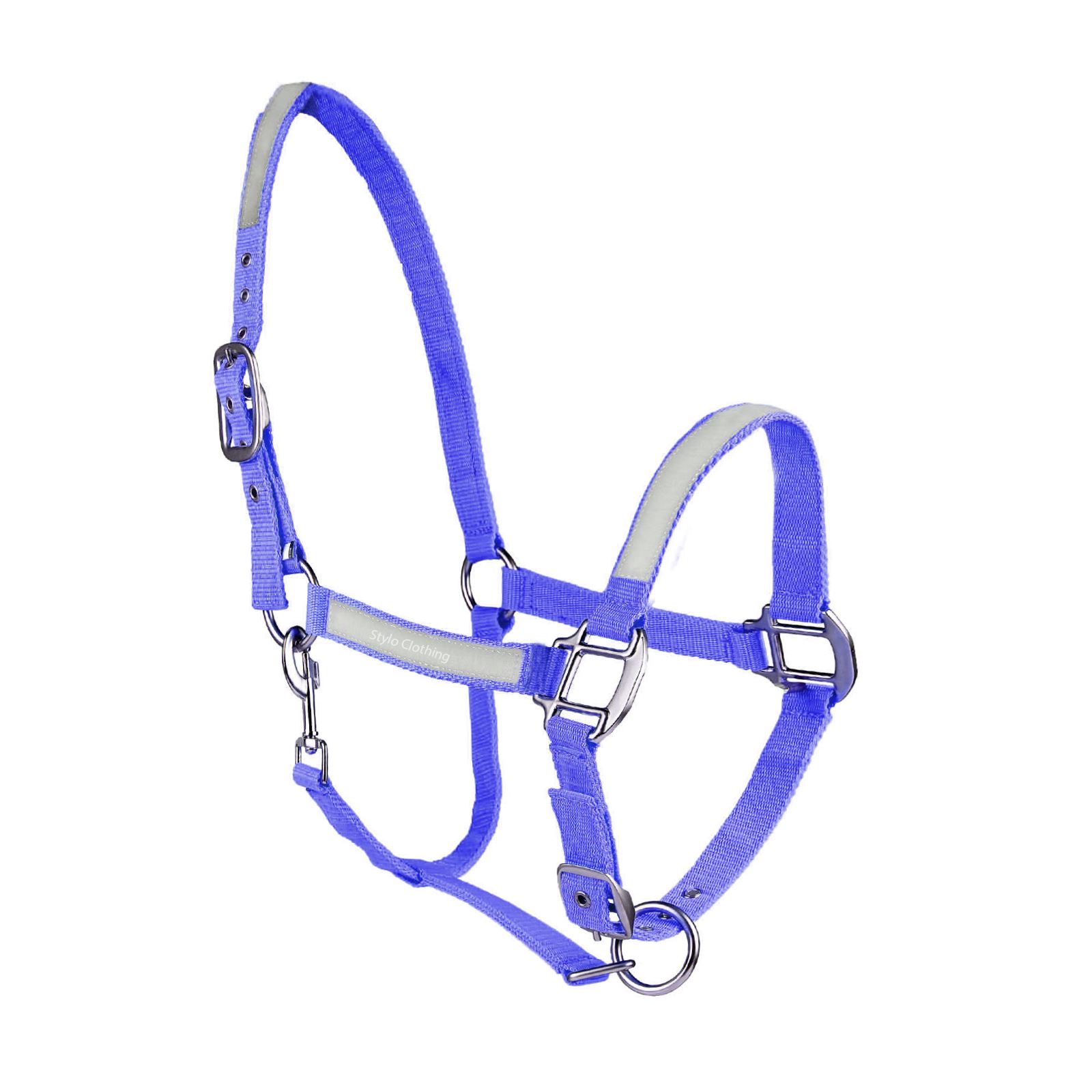 Neoprene Made Reflective Horse Halter Comfortable Horse Gear Reflective horse halter crafted from durable neoprene, offering safety and comfort for horses, available wholesale from Stylo Clothing.