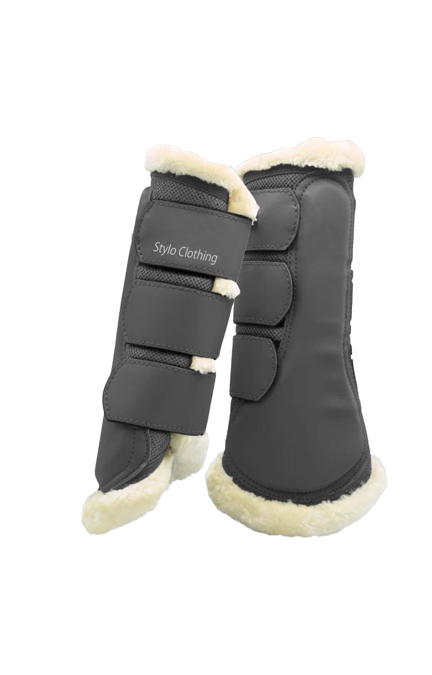 High End Top Quality Brushing Boots with Faux Fur High End Top Quality Brushing Boots with Faux Fur