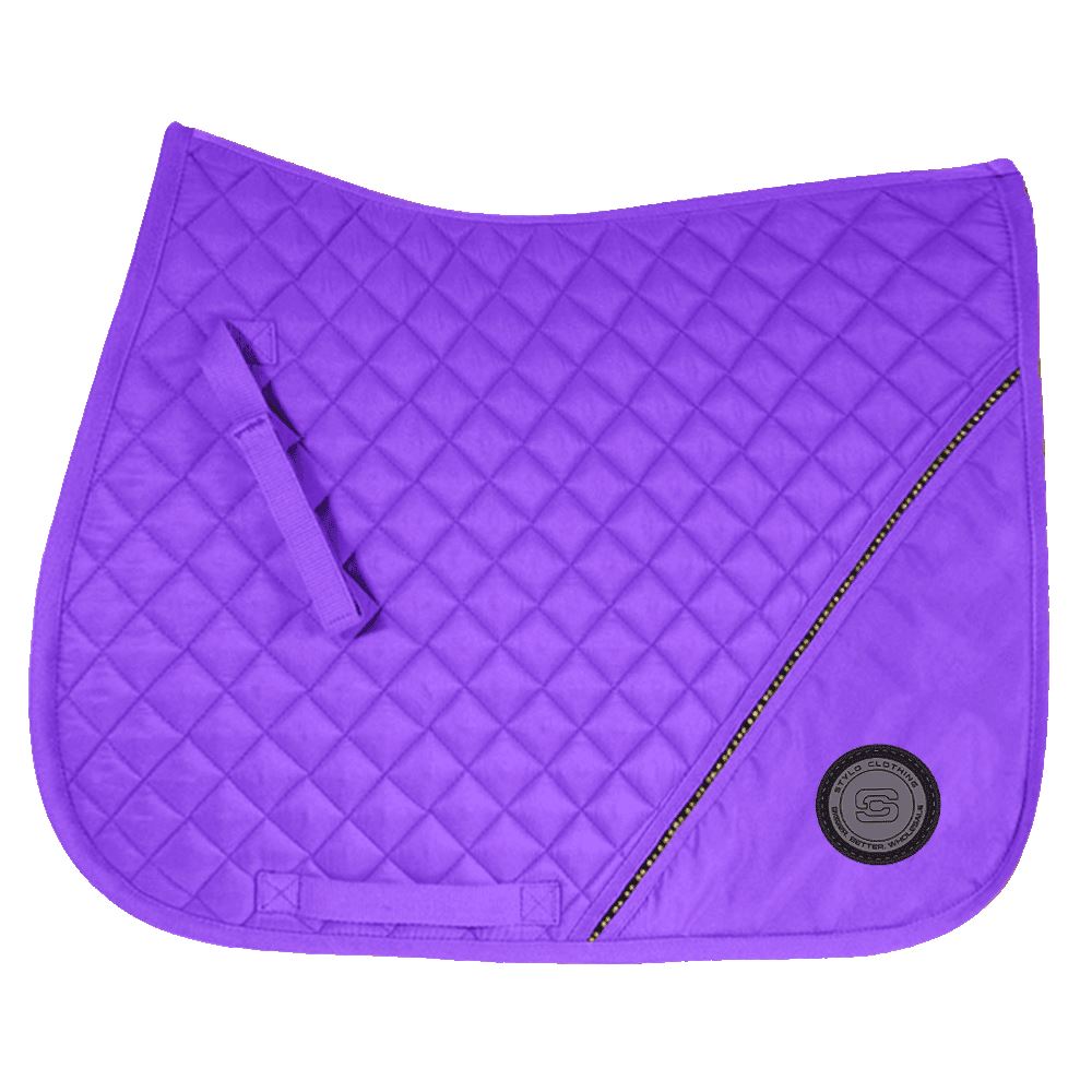 Elegant handmade saddle pads – cotton material with crystals, ideal for horse wear and equestrian horse equipment