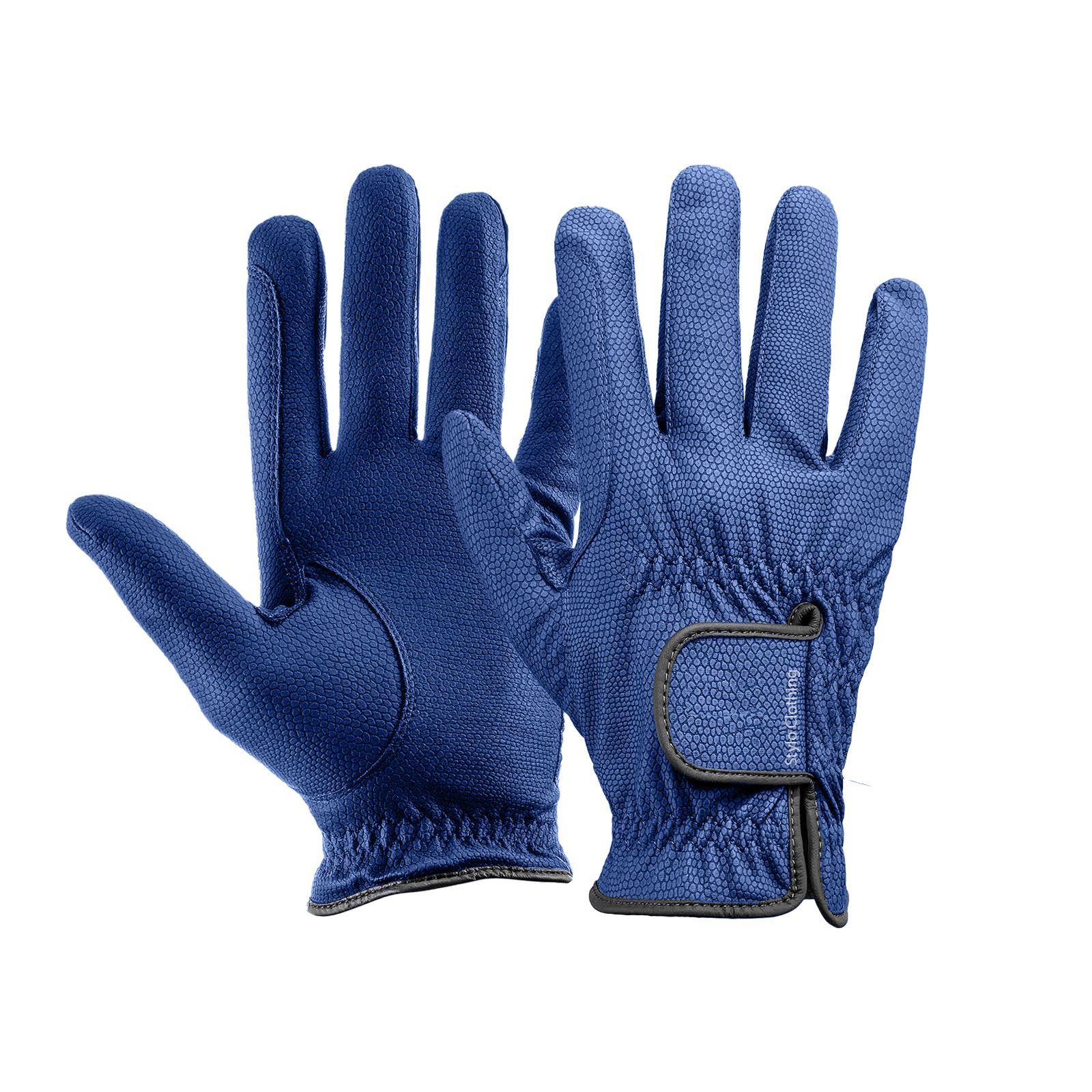 Sport style gloves for horse riding with touch screen patch available in bulk at wholesale prices