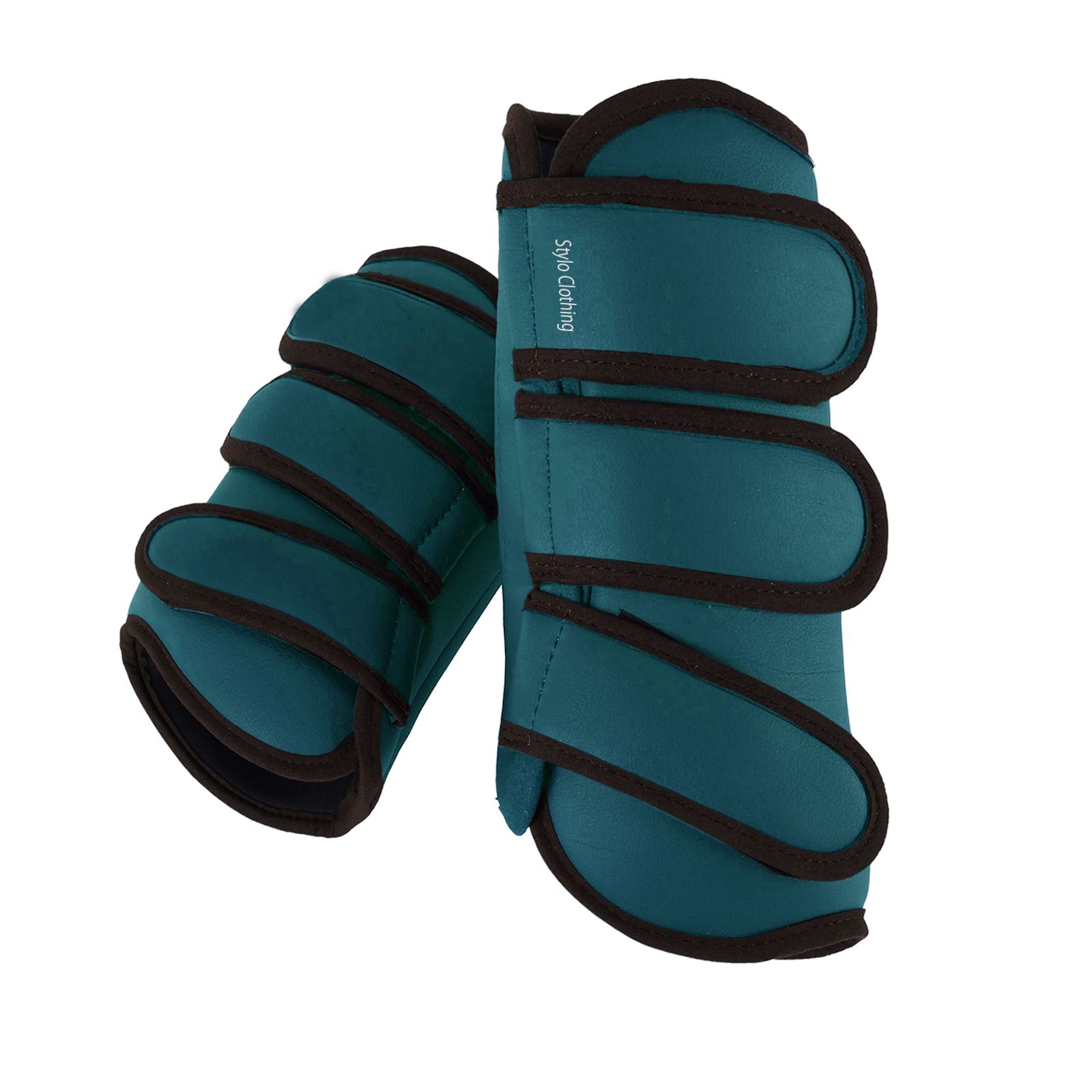 High-performance Durable Brushing Boots offering the best leg protection for horses, ideal for training, and available in bulk from Stylo Clothing.