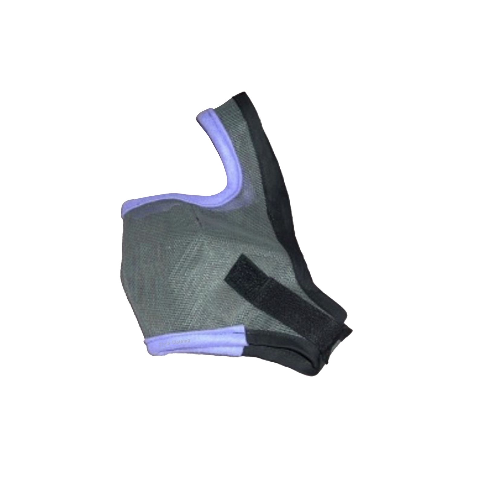 Donkey fly mask with fleece edges offering protection from insects and the sun