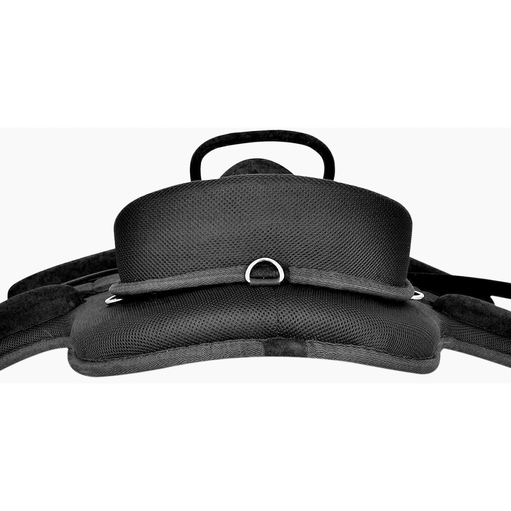 top-end-Treeless-soft-Freemax-saddle-Synthetic-English-Horse-Tack-riding-equipment Customized Treeless Freemax Western saddle with soft cushioning and synthetic material, offering comfort and stability for both English and Western riders