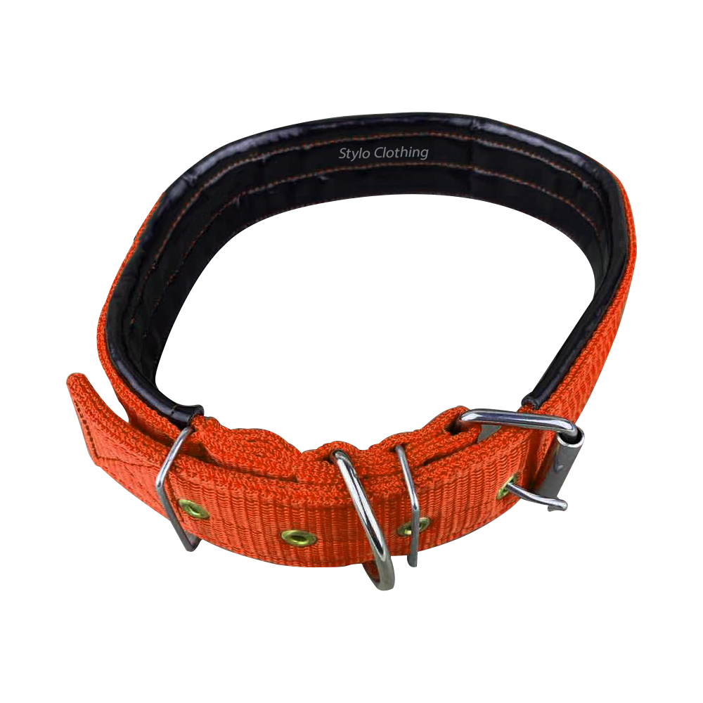 Custom-made nylon dog collar, adjustable and durable, ideal for all breeds, available in bulk.