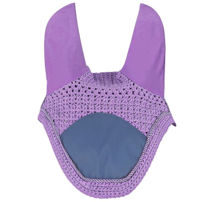 Iris reflective ear bonnet designed for style and safety during night rides