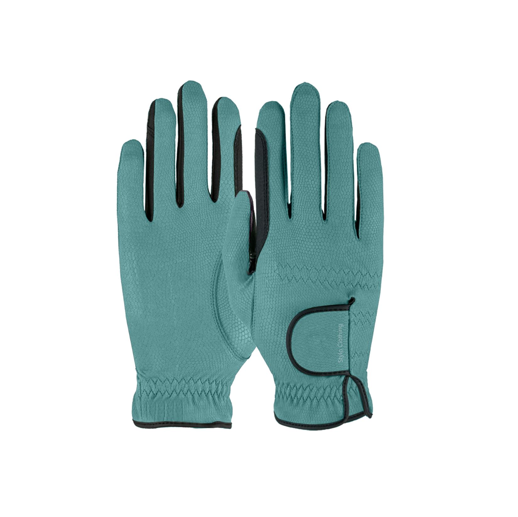 Wholesale Top Selling 2 Gloves in double tone with Superior Grip and Ventilation for Horse Riding - Stylo Clothing