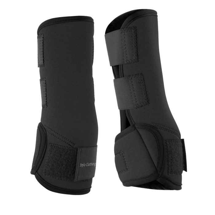 Shock-absorbing Sporty Brushing Boots customizable by Stylo Clothing wholesale manufacturer