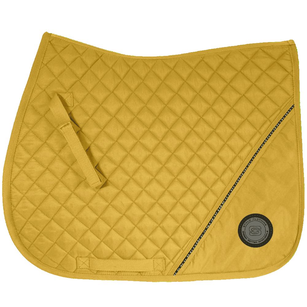 Handmade saddle pads with crystal embellishments – all-purpose cotton design for horse riding and wholesale distribution