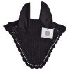 Premium Black Horse Ear Covers | 100+ Rhinestone Designs Best Selling Customized Printed Ear Bonnets - 100+ Designs