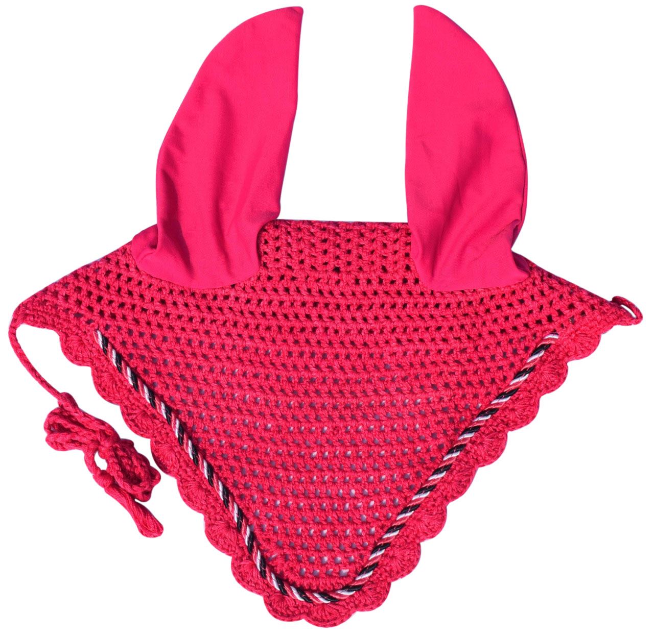 Comfortable horse ear bonnets with string, ideal for equestrian use, custom-made and available wholesale