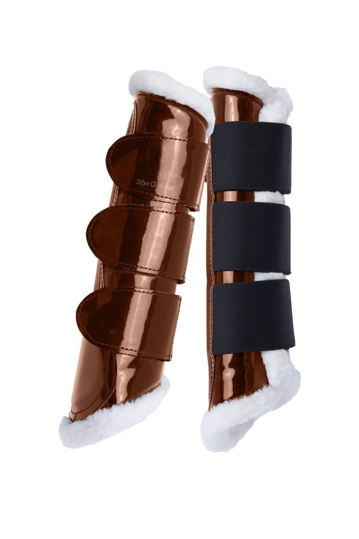 Customizable Sports Brushing Boots by Stylo Clothing, ideal for horse leg support during competitive and casual riding.