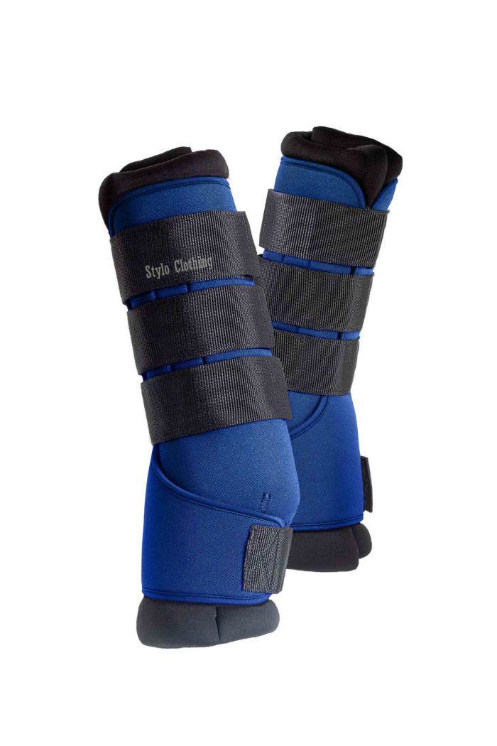 High-quality horse brushing boots for dressage, designed for leg protection and comfort during training or competition.