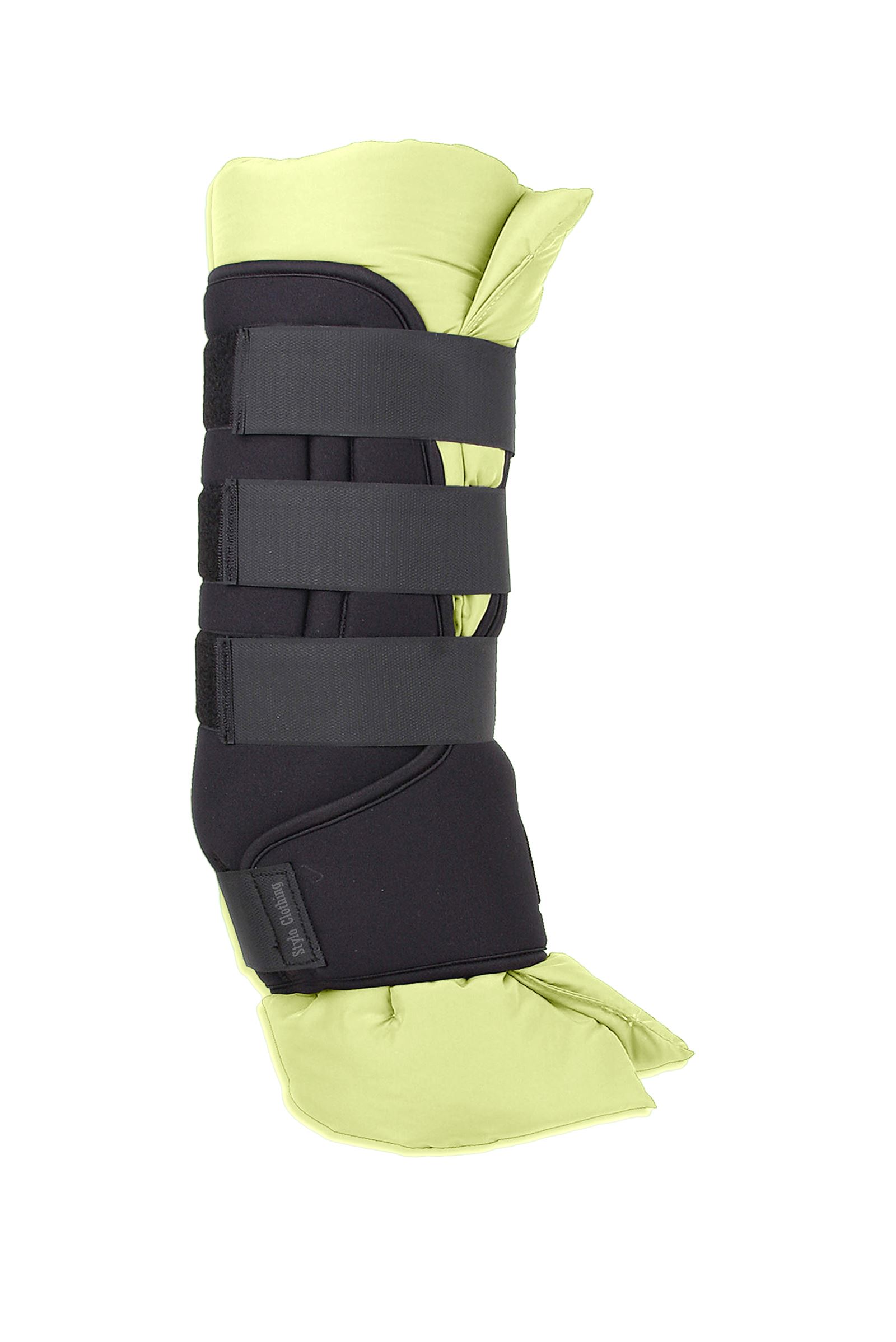 Horse Wrap Boots with detachable bandage pads, designed to provide stability and prevent injury during intense equestrian training.