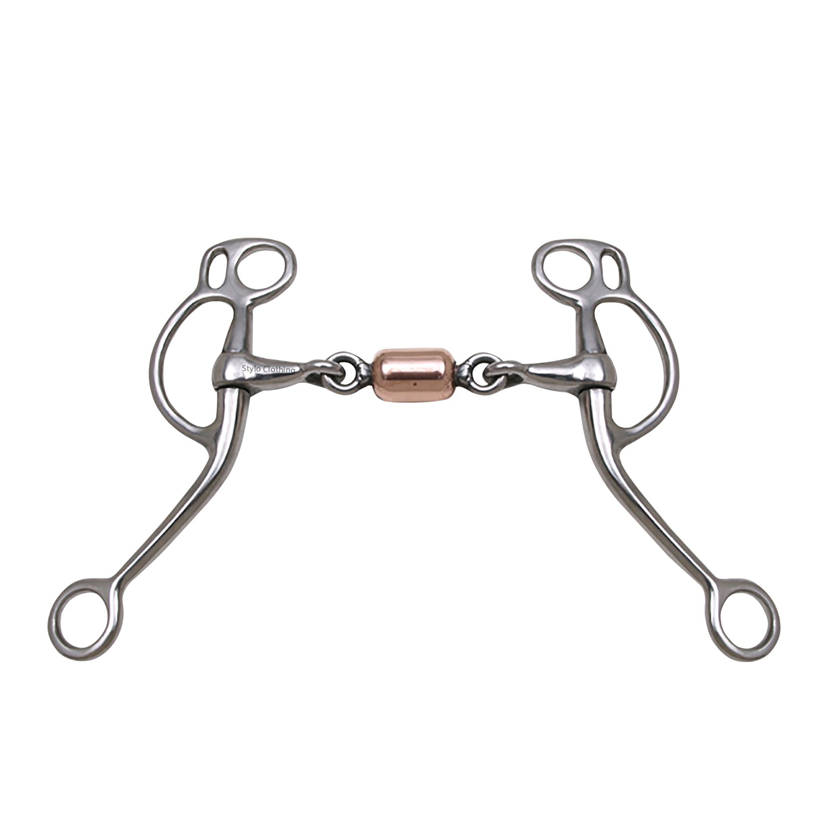 Best 2 Joint English Tom Thumb Bit with Copper Roller Dog Bone Mouth Piece