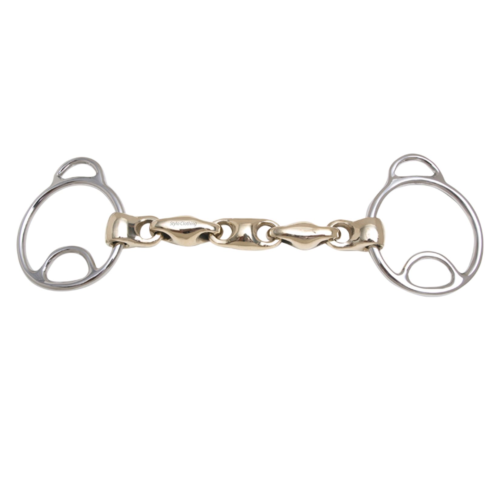 Innovative 2 Joint Durable Stainless Steel Wilkie Bit with Waterford Links for More Flexibility