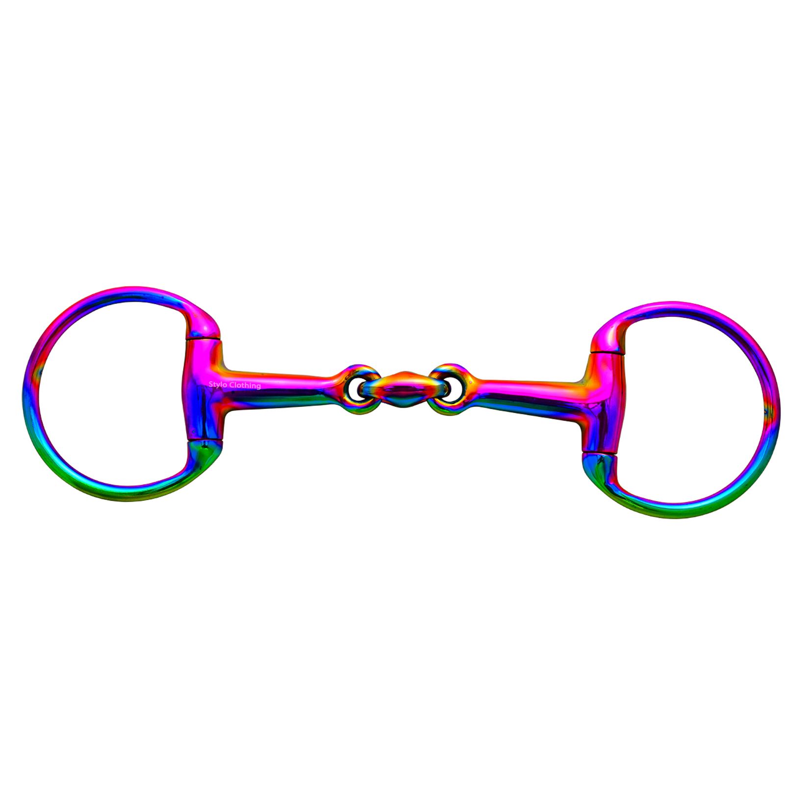 Rainbow Best Selling Multi Color Eggbutt Bit-stainless-steel-with-lozenge-link-horse-gear Best Selling Multi Color Eggbutt Bit - 100+ Styles