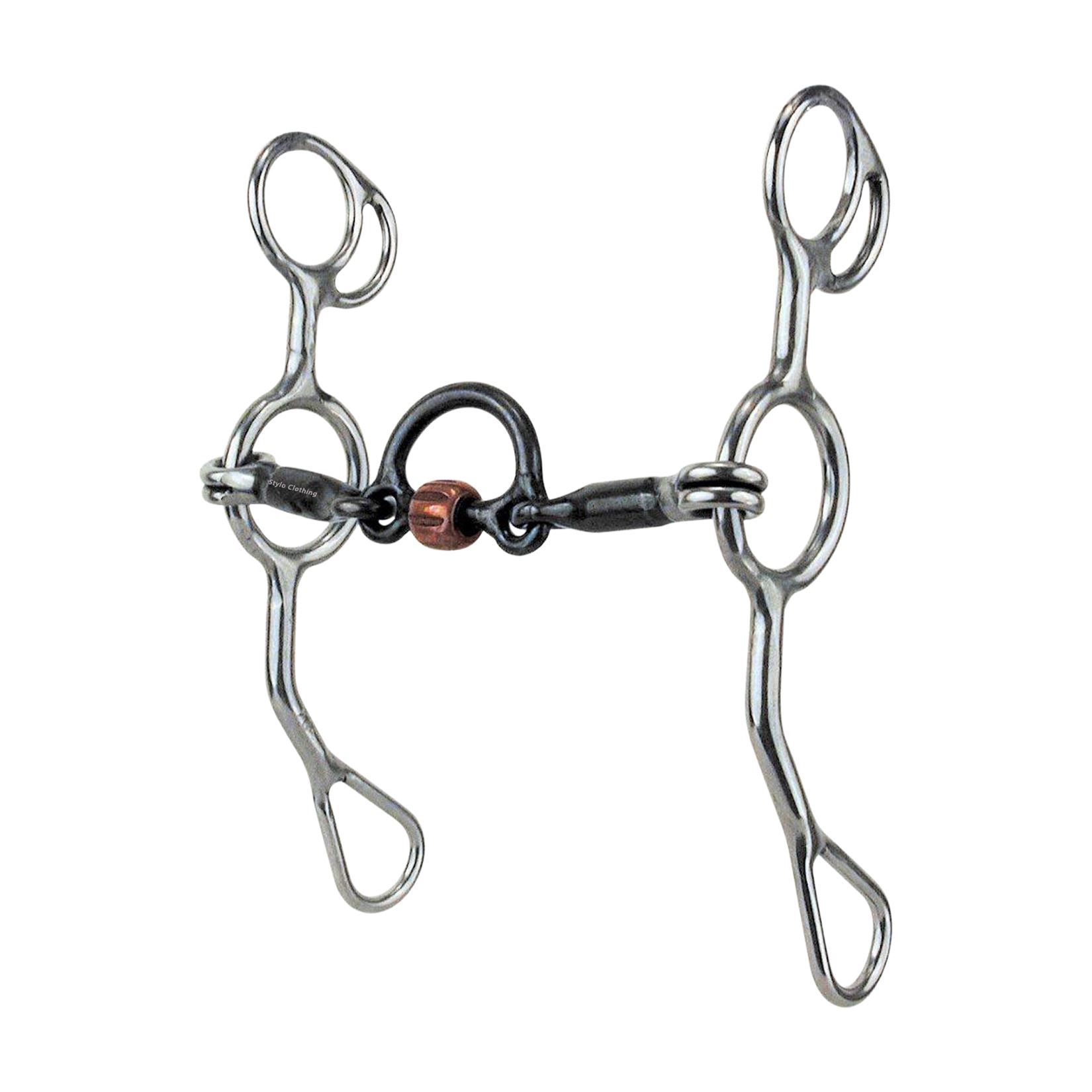 Best Selling 2 Joint English Bit - Black Mouth Copper Roller Best Selling 2 Joint English Bit - Black Mouth Copper Roller