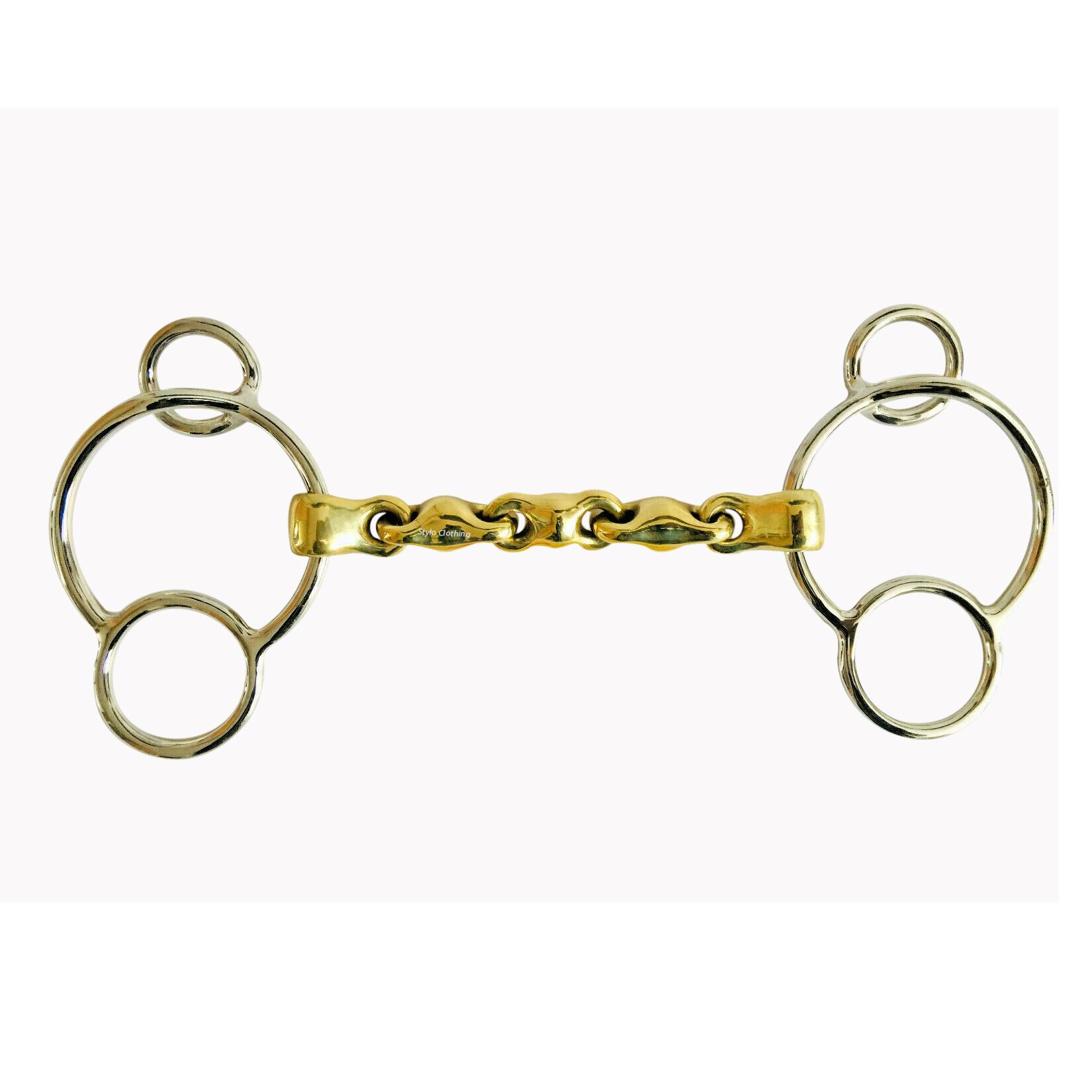 Exclusive 4 Ring Universal Waterford Bit Durable and High Quality 4 Ring Universal Waterford Bit, featuring a silver mouthpiece for improved rider communication