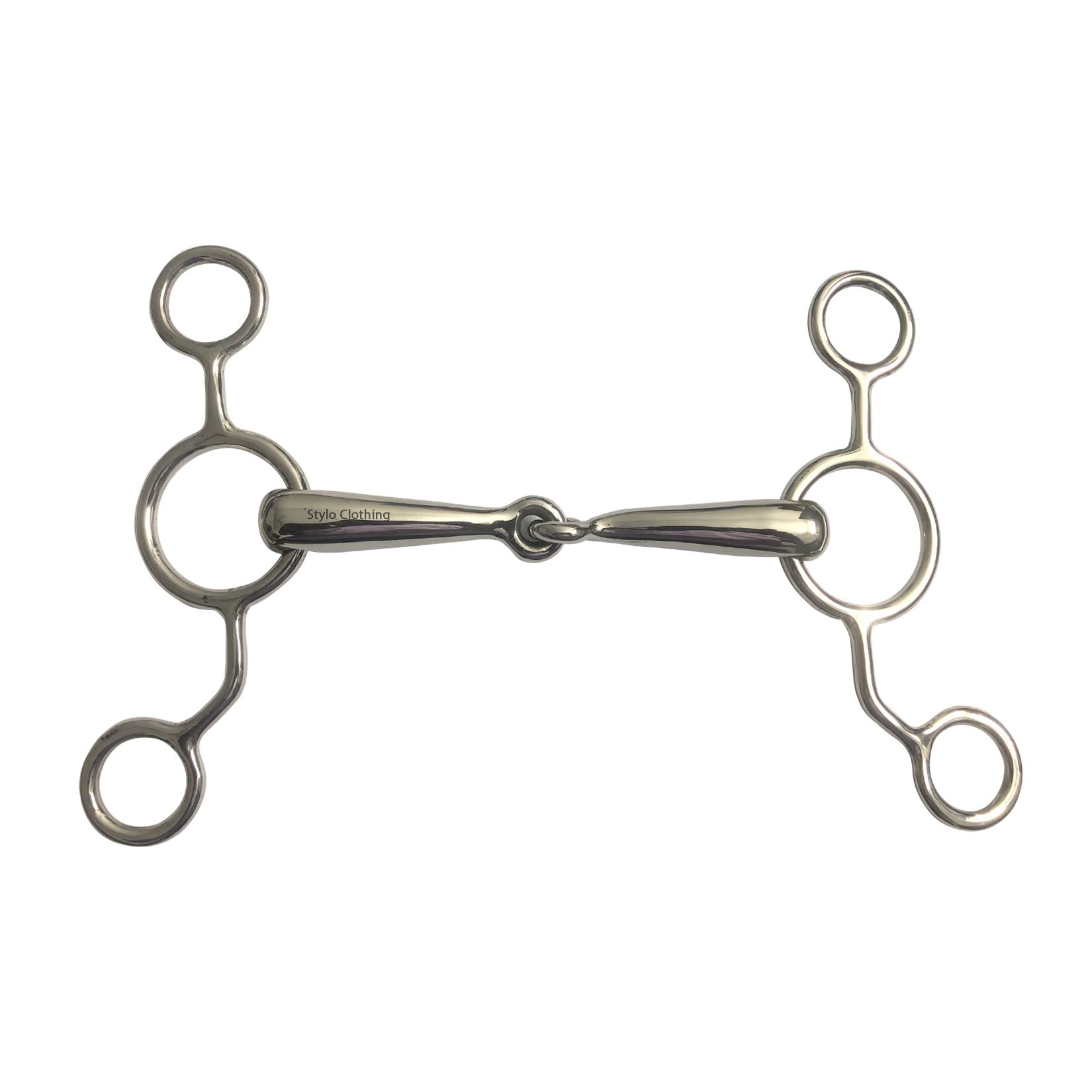 Exclusive Versatile English Cow Horse Gag Bit with 1 Joint Mouth Piece Exclusive Versatile English Cow Horse Gag Bit with 1 Joint Mouth Piece