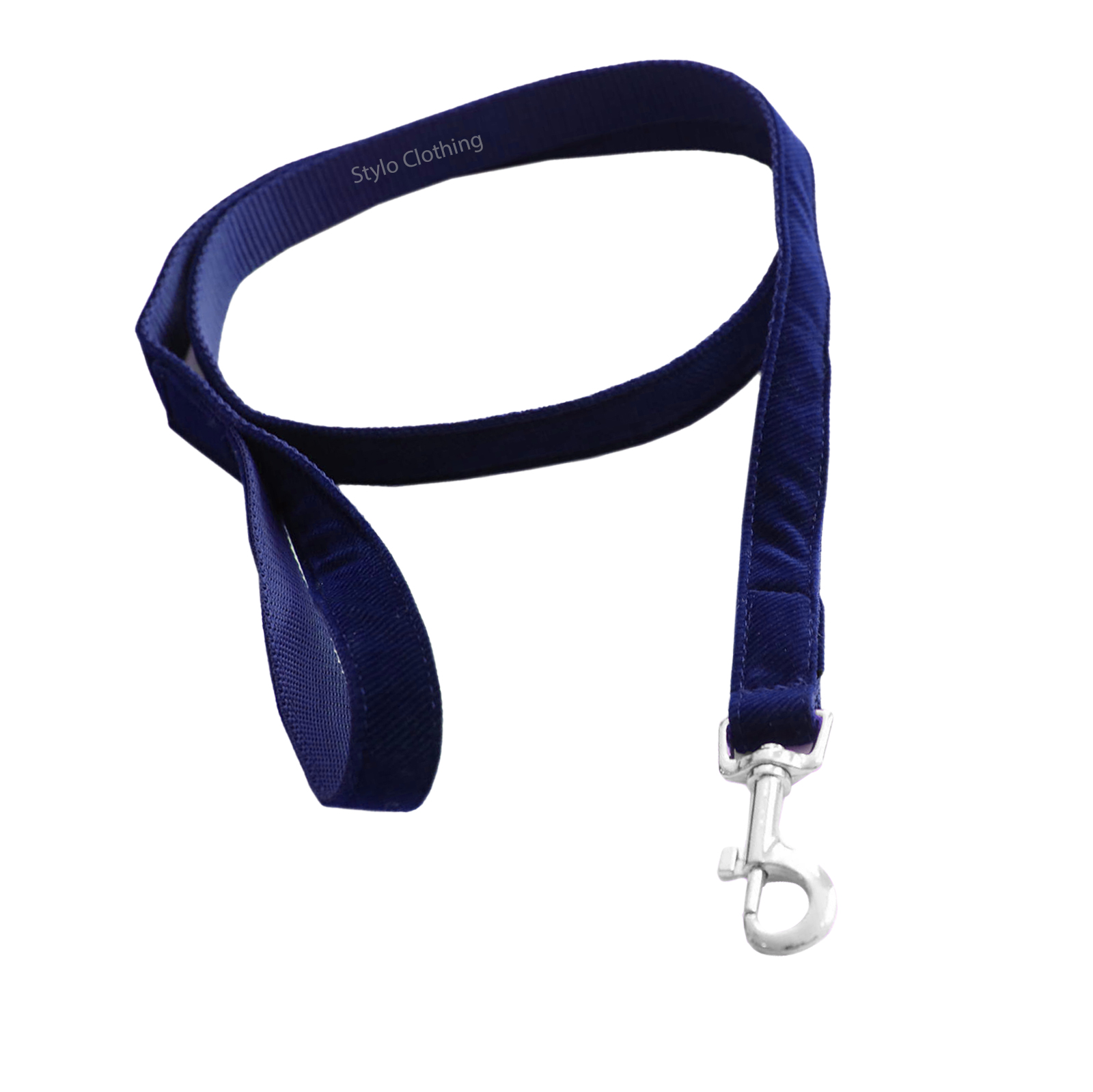 Customized nylon dog lead with vibrant exterior fabric, designed for durable and stylish pet walks
