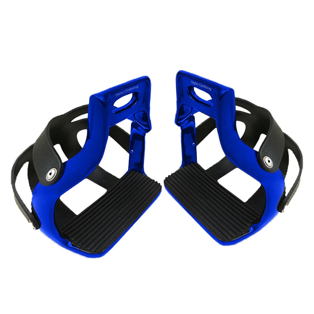 Wholesale customized iron stirrups with safety cage for better control and grip during equestrian ride