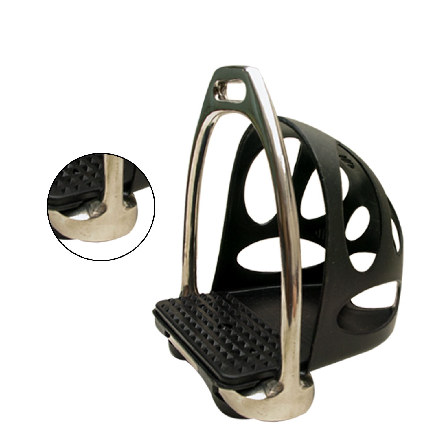 Buy 20+ Stable Polished Iron Stirrups with Toe Cage