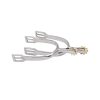 Functional Dressage Horse Spur with Brass Rowel Made of Stainless Steel - Stylo Clothing