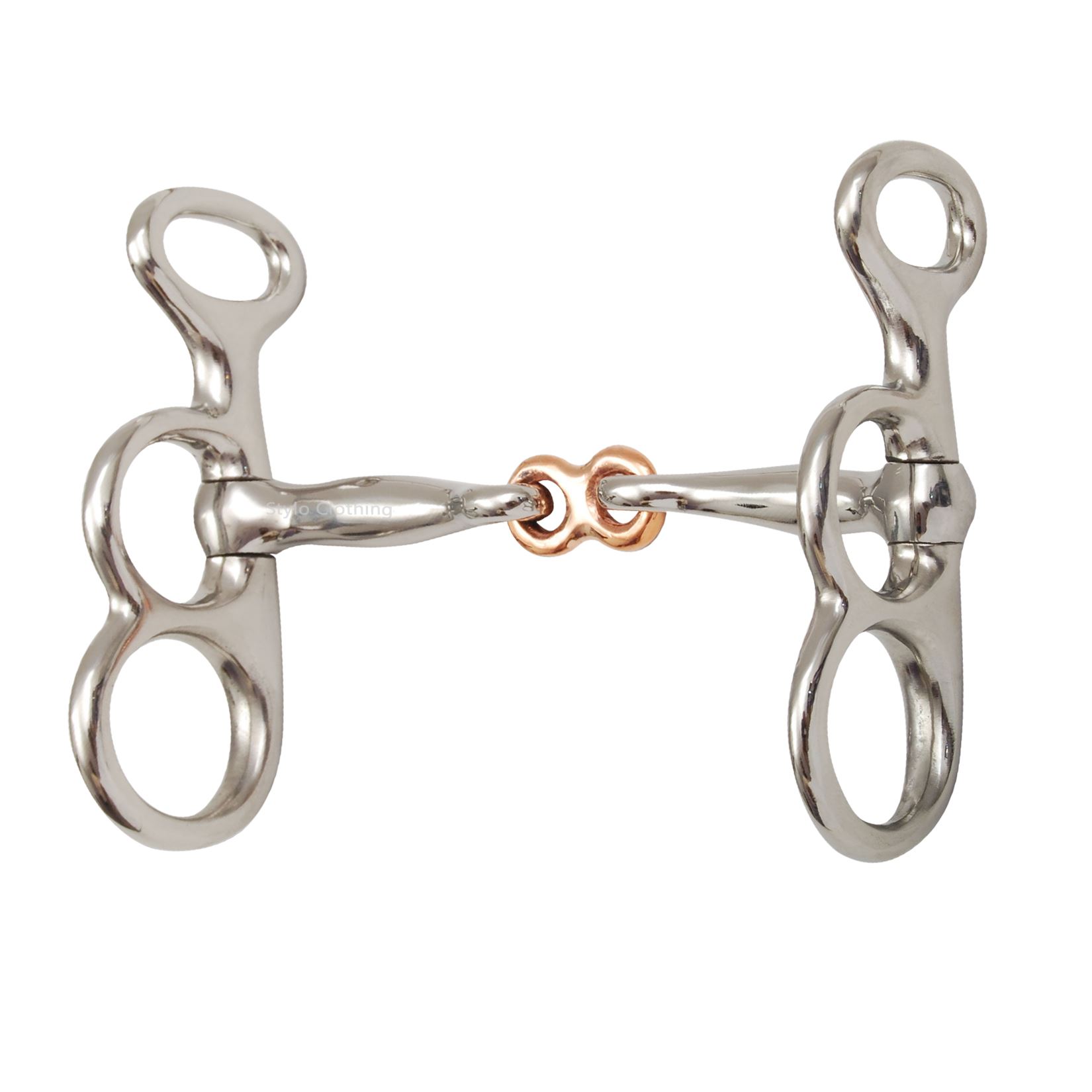 hot-selling-butterfly-driving-bit-stainless-steel-with-copper-french-link-horse-tack Best Selling Durable Butterfly Driving Bit - 20+ Designs