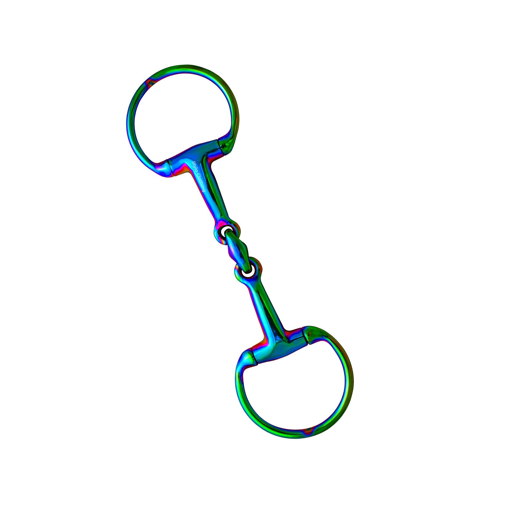 Rainbow Best Selling Multi Color Eggbutt Bit-stainless-steel-with-lozenge-link-horse-gear Top Selling Multi Color Eggbutt Bit Made of Stainless Steel - 100+ Styles