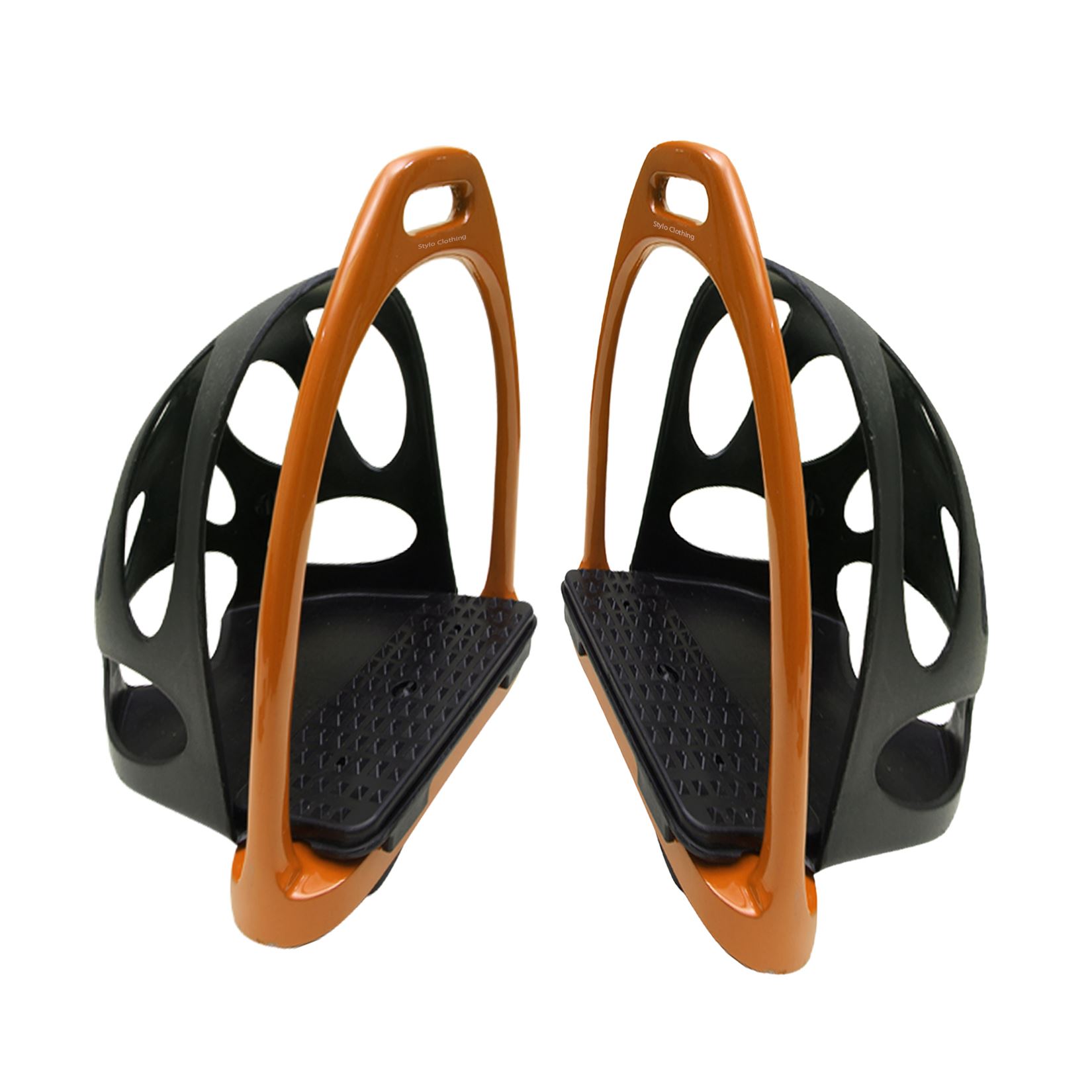 Wholesale aluminum toe cage stirrups, designed to prevent slippage and ensure safety during rides