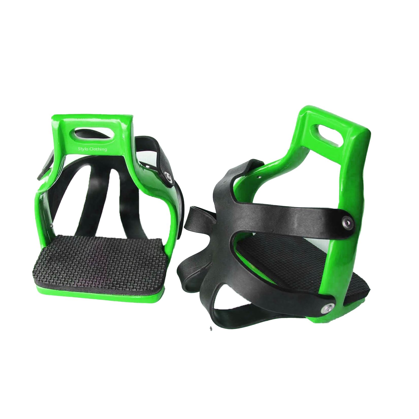 Best quality wholesale aluminum endurance stirrups, featuring a wide safety rubber cage for secure rides