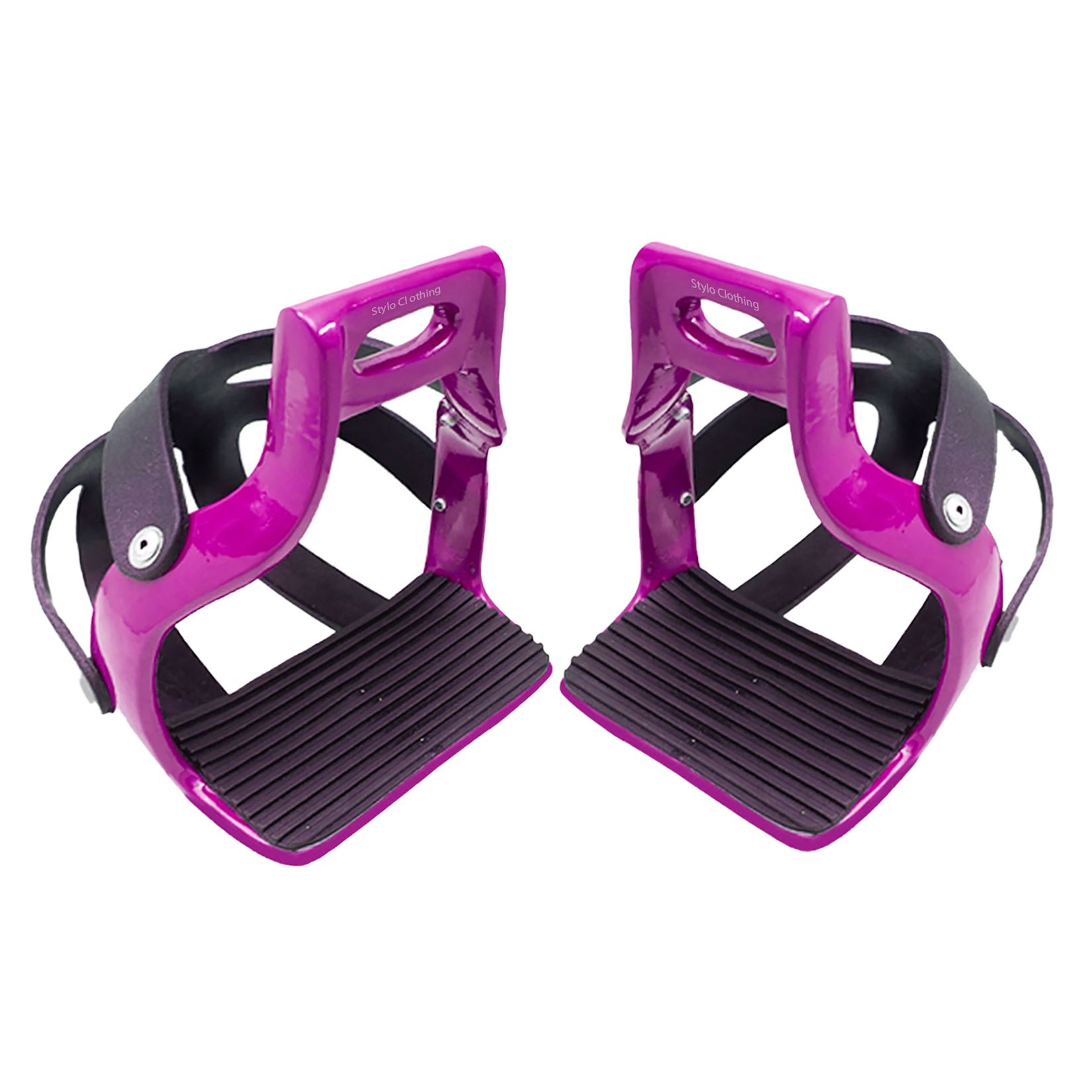 Good-quality-aluminum-endurance-flex-ride-stirrups-safety-caged-equestrian