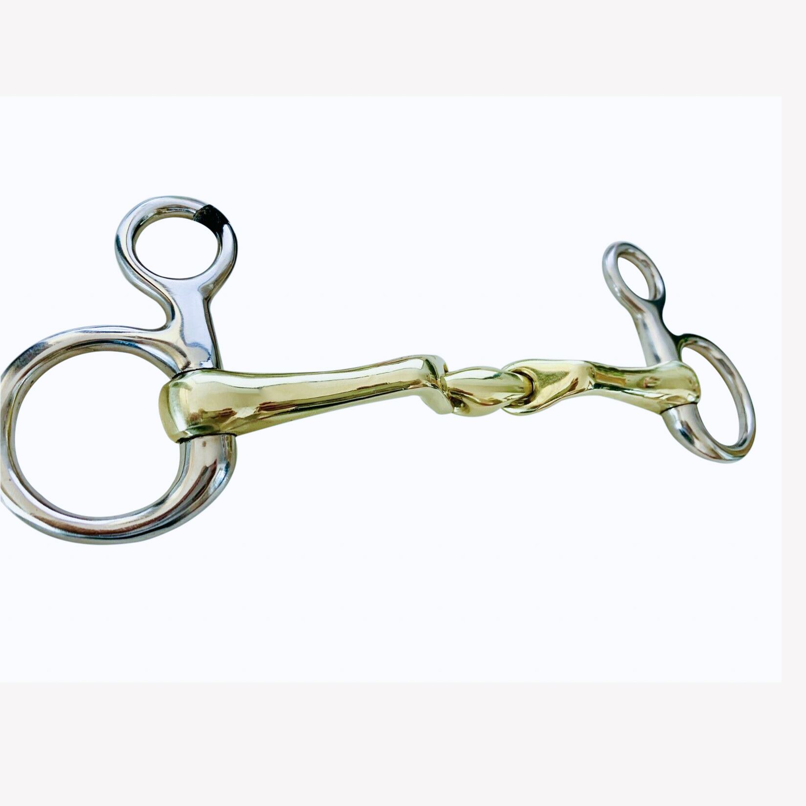 Equestrian Baucher Snaffle Bit with ergonomic design for smooth rein action and horse comfort