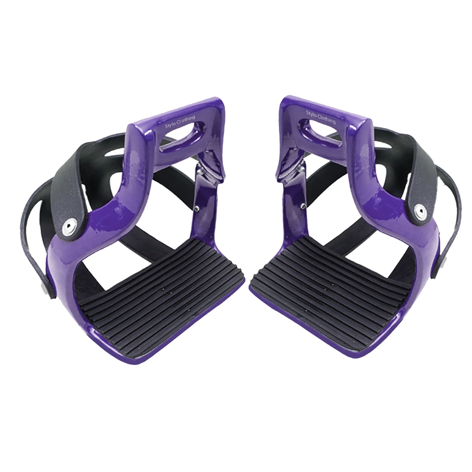 Good-quality-aluminum-endurance-flex-ride-stirrups-safety-caged-equestrian