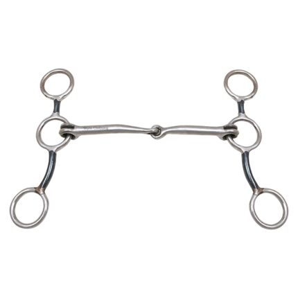 Best Quality Cow Horse English Gag Bit 1 Joint Stainless Steel Bit