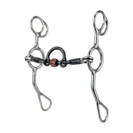 Best Selling 2 Joint English Bit - Black Mouth Copper Roller